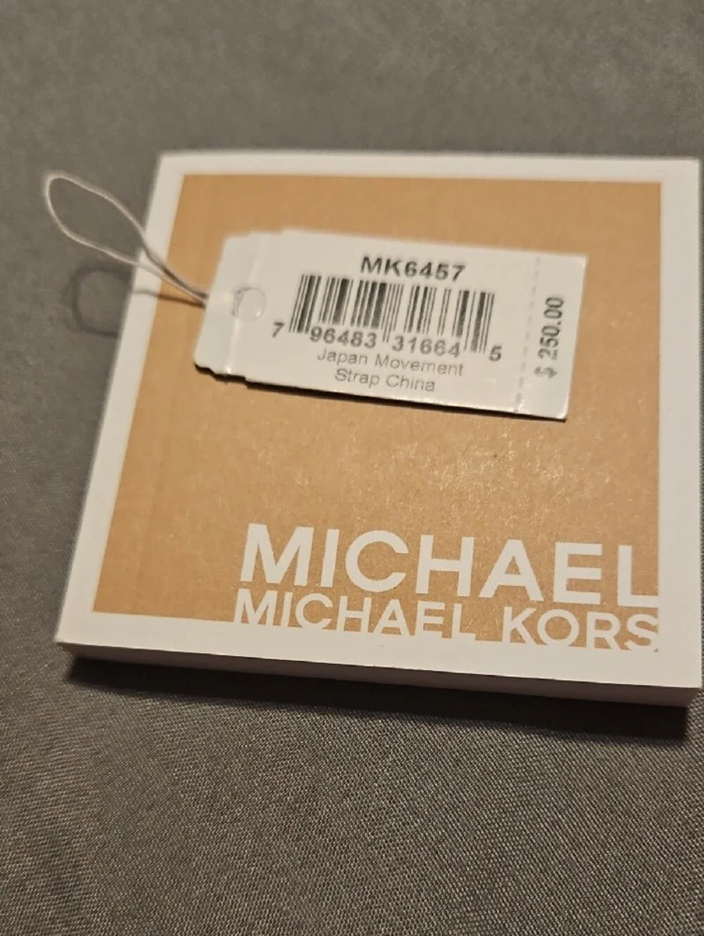 Michael Kors Silver Watch with Blue Dial and Roman Numerals